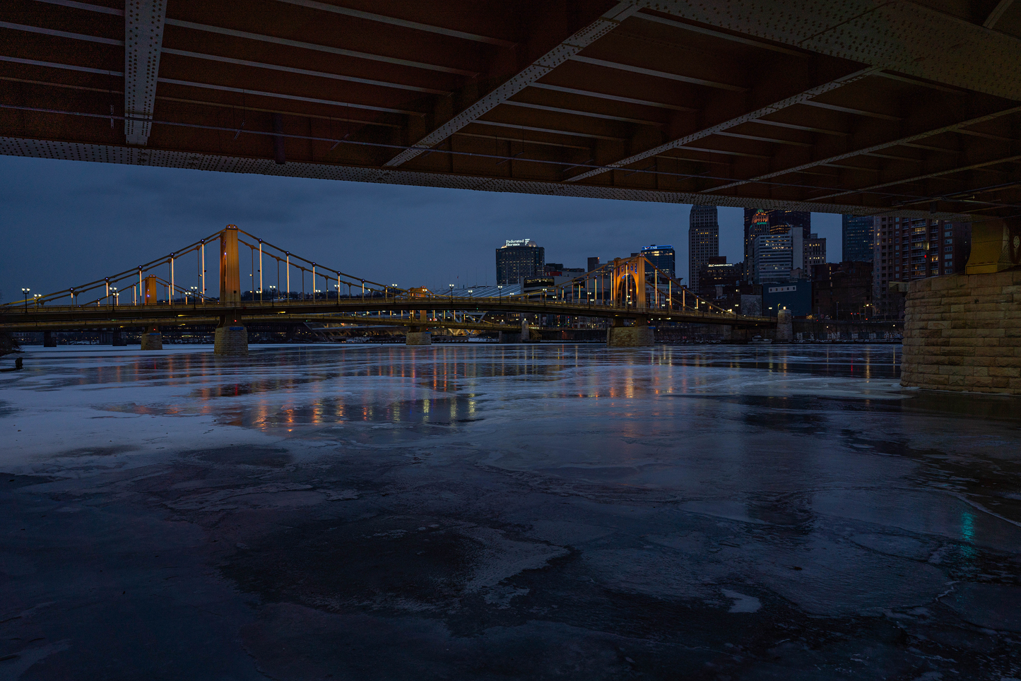 Pittsburgh Winter Breathtaking sunset 15