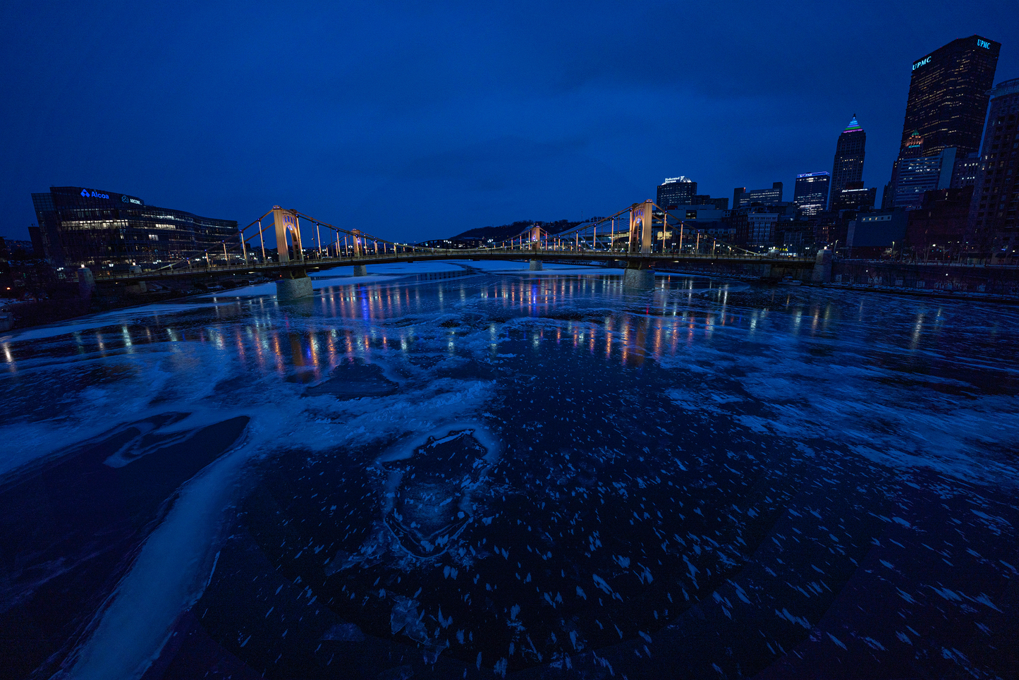 Pittsburgh Winter Breathtaking sunset 12