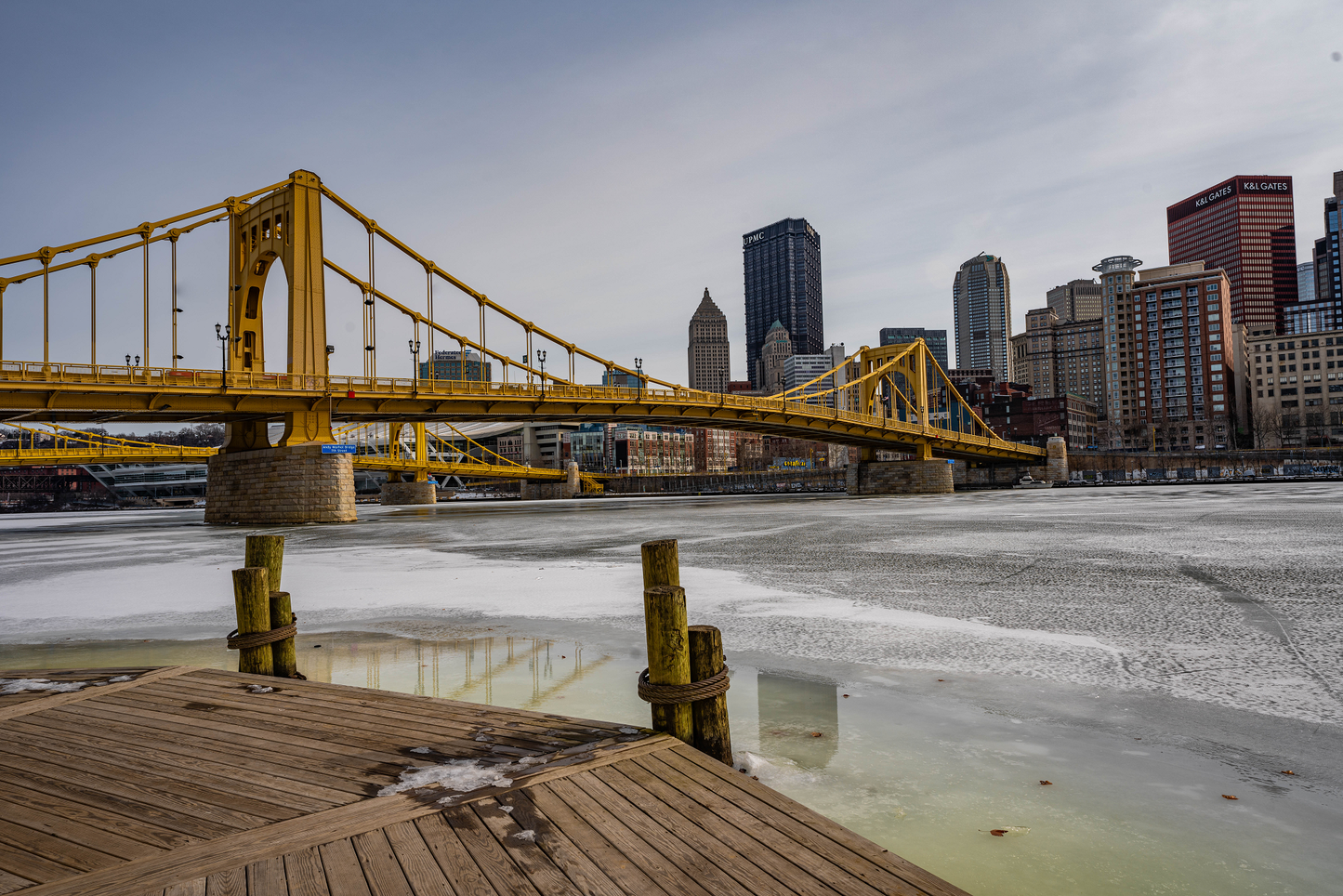Pittsburgh frozen river 14