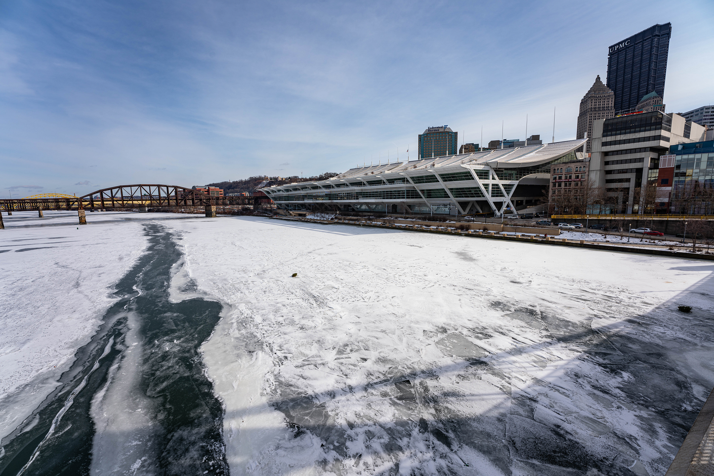 Pittsburgh frozen river 24
