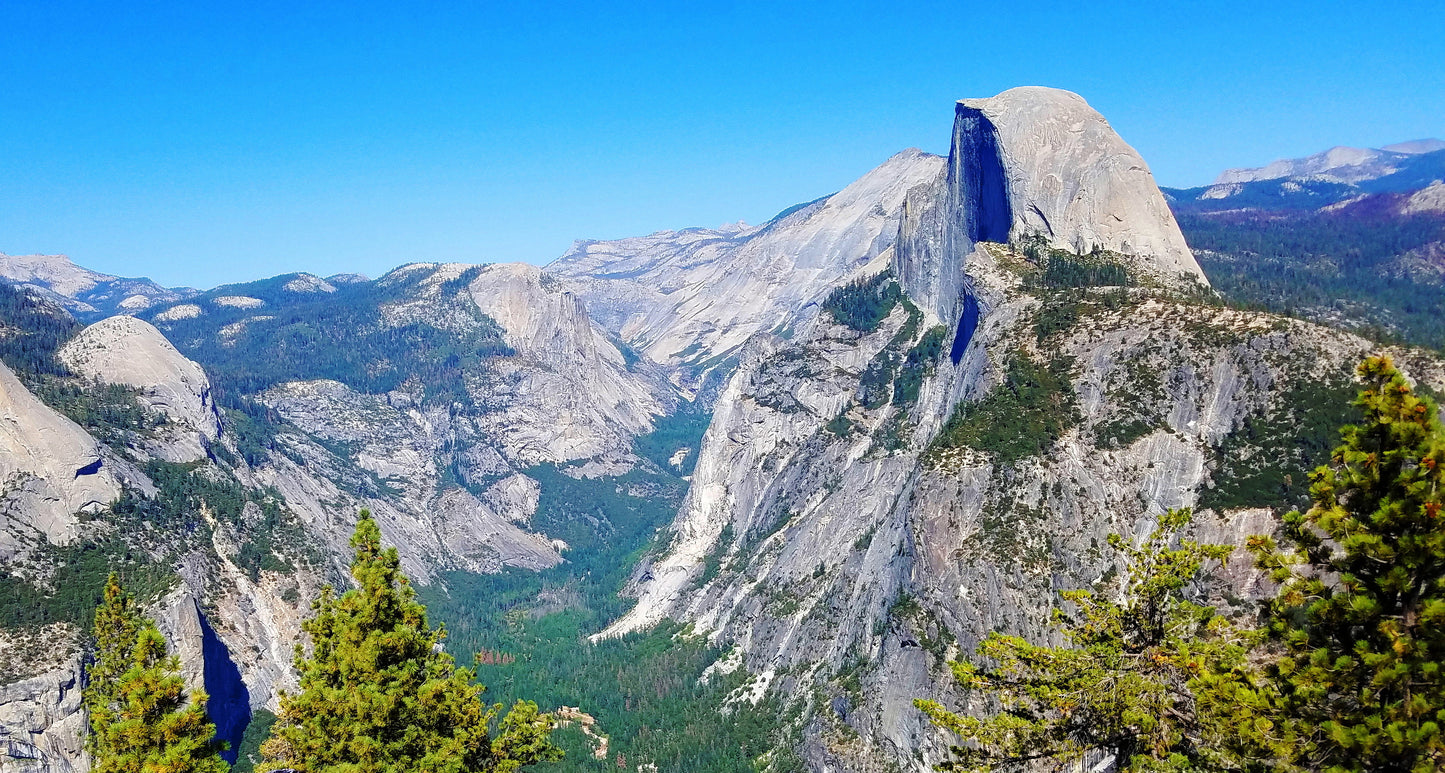 Half Dome Mountain Peak at Yosemite National Park