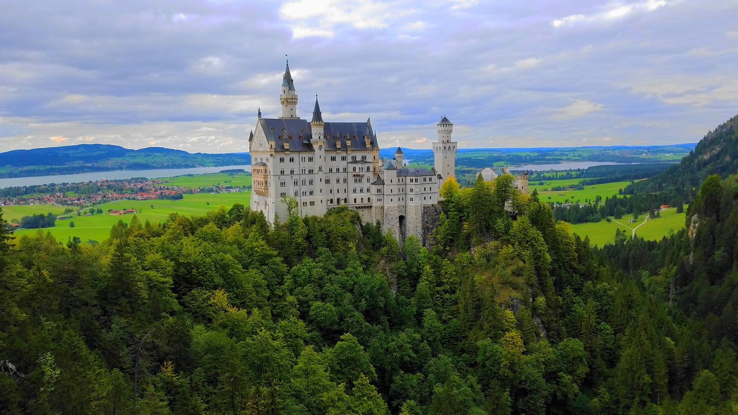 Neuschwanstein Castle in Bavaria, Germany