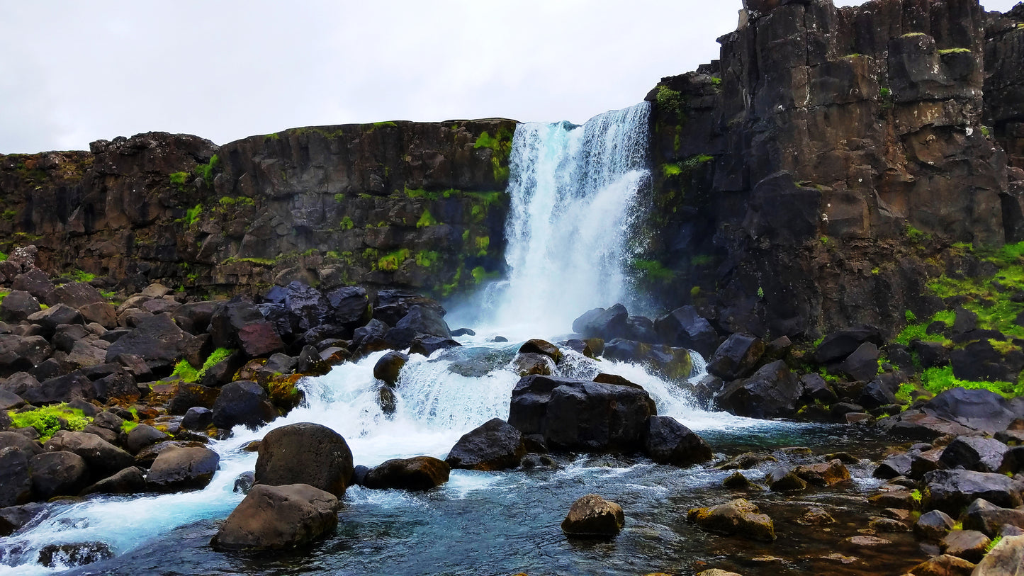 Waterfall in Iceland