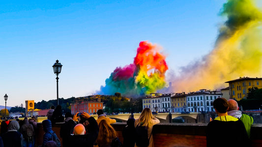 Daytime Fireworks Florence Italy 2