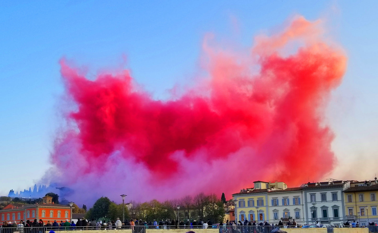 Daytime Fireworks Florence Italy 3