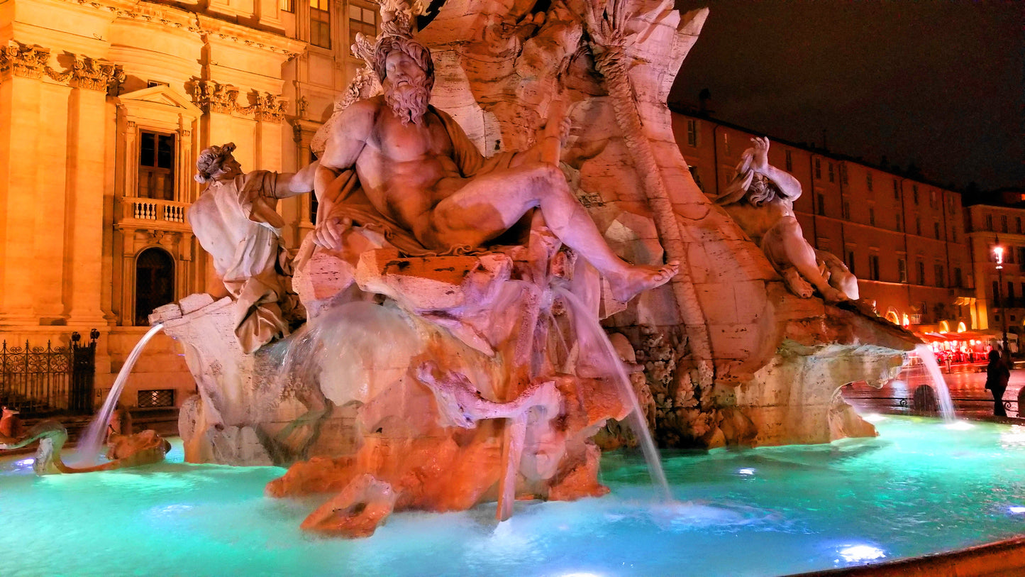 Water Fountain in Rome Italy