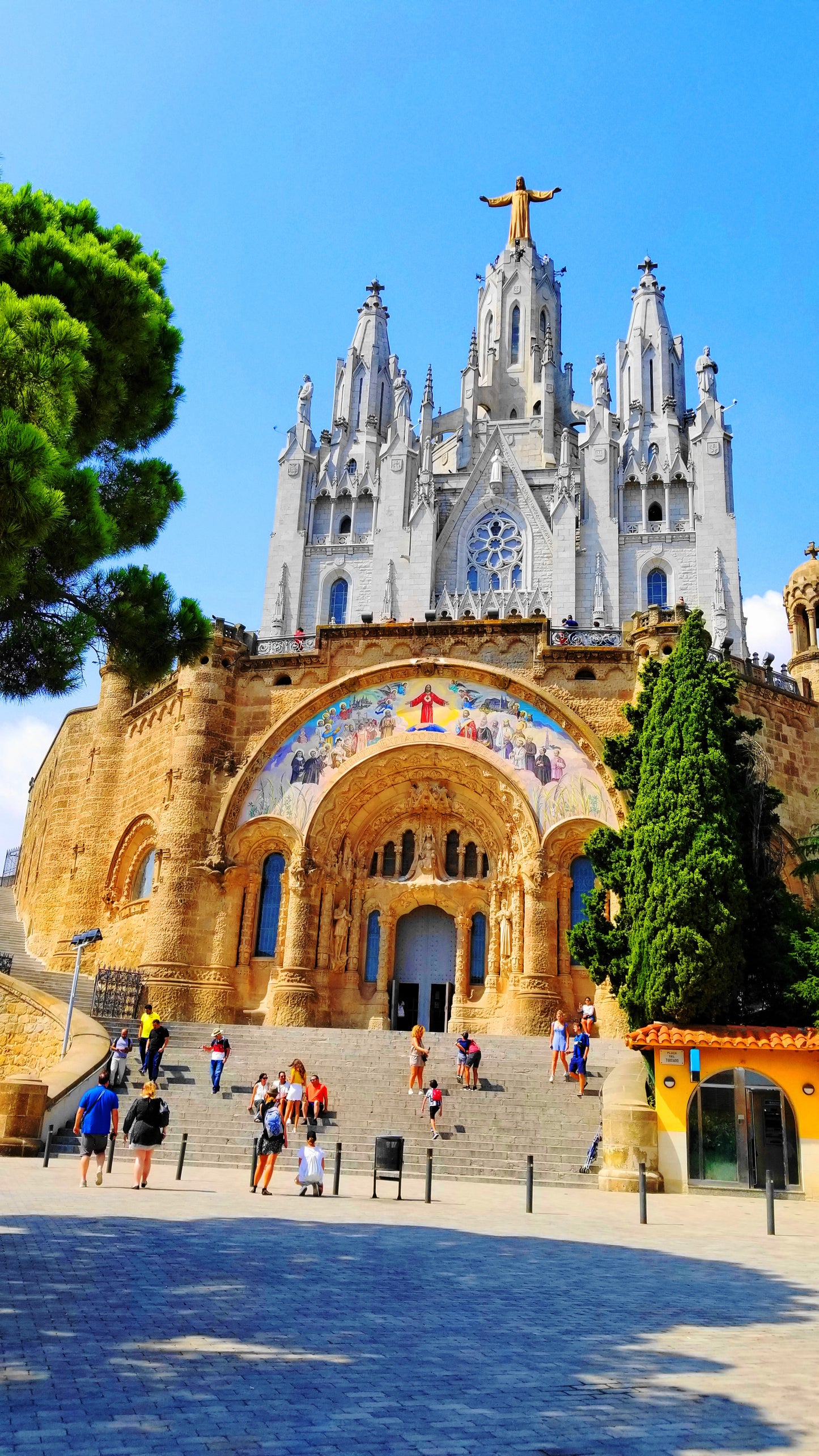 Basilica of the Sacred Heart Tibidabo Barcelona Spain