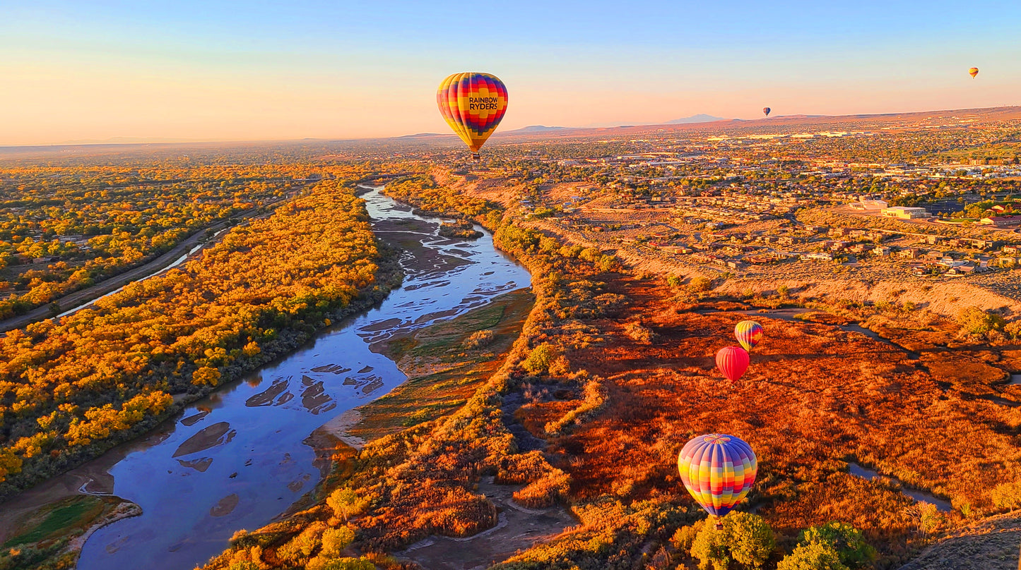 Balloon Ride at Sunrise Albuquerque New Mexico