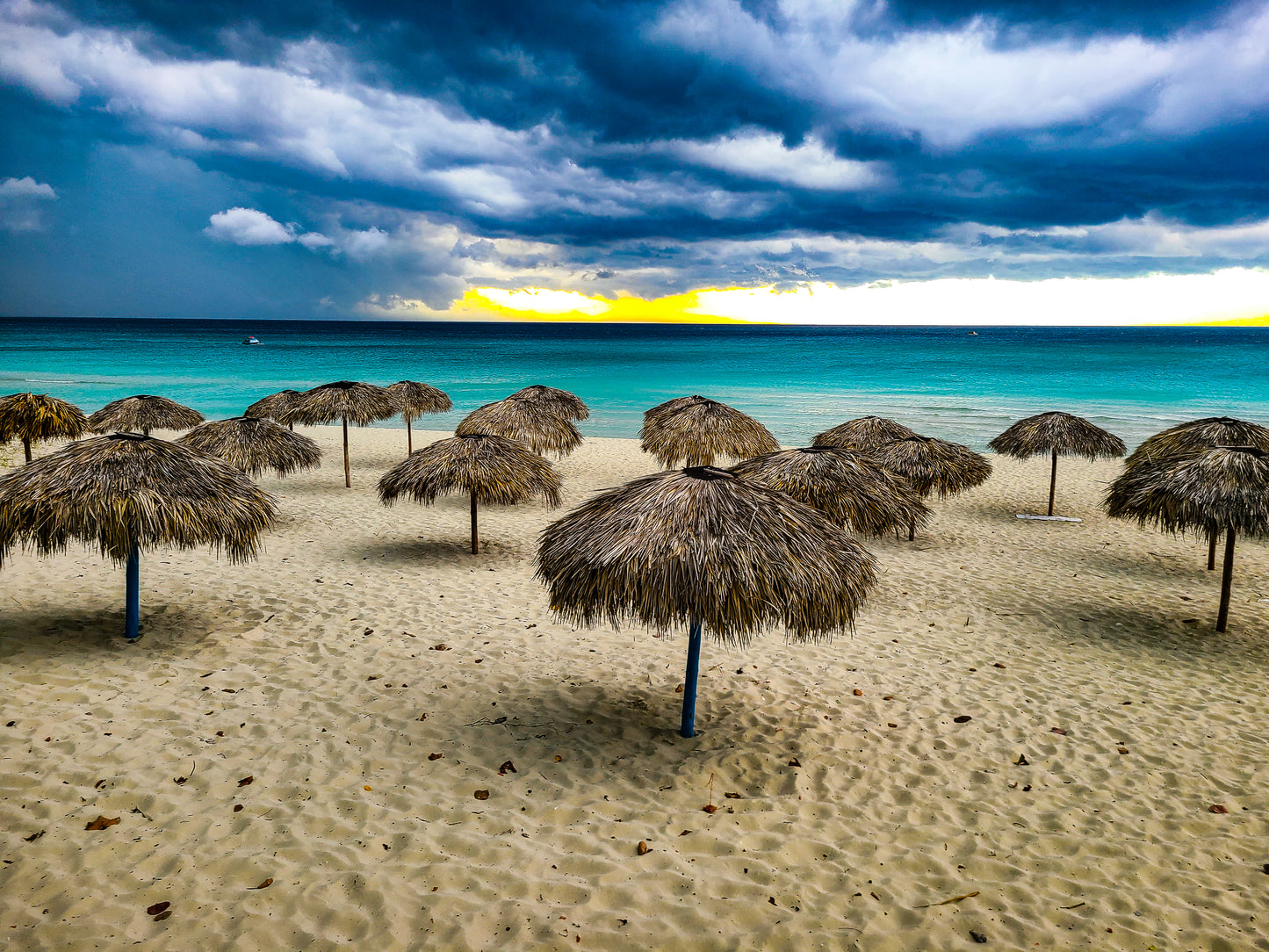 Storm approaching Varadero beach Cuba