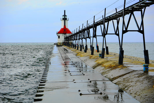 Grand Haven South Pierhead Outer Lighthouse Michigan