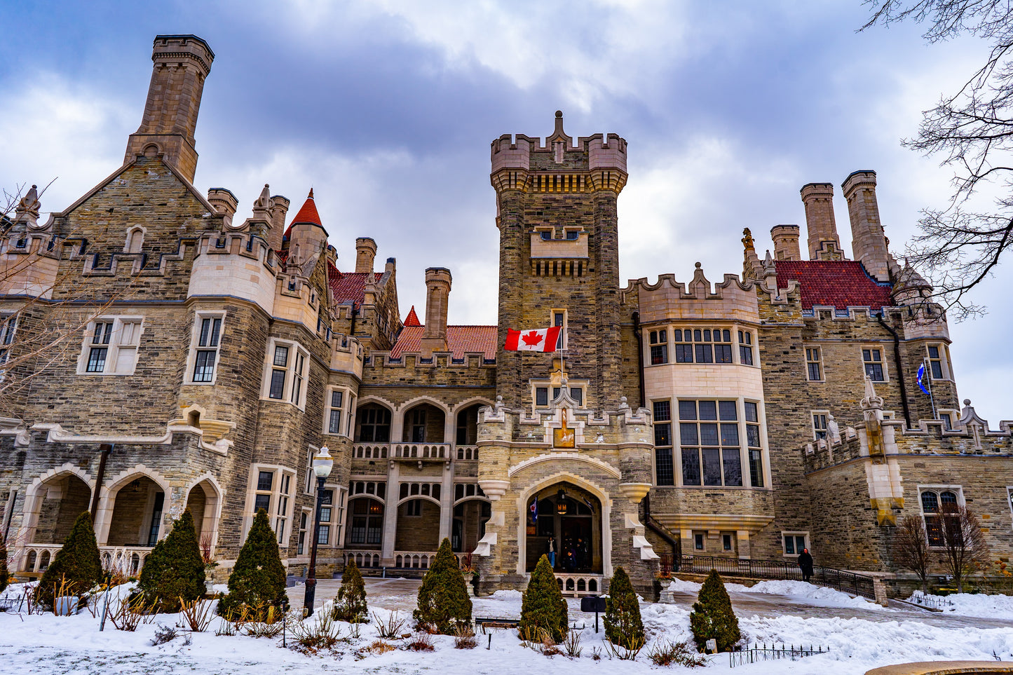 Casa Loma in Toronto Winter