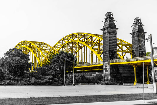 Strip District 16th Street Bridge b/w