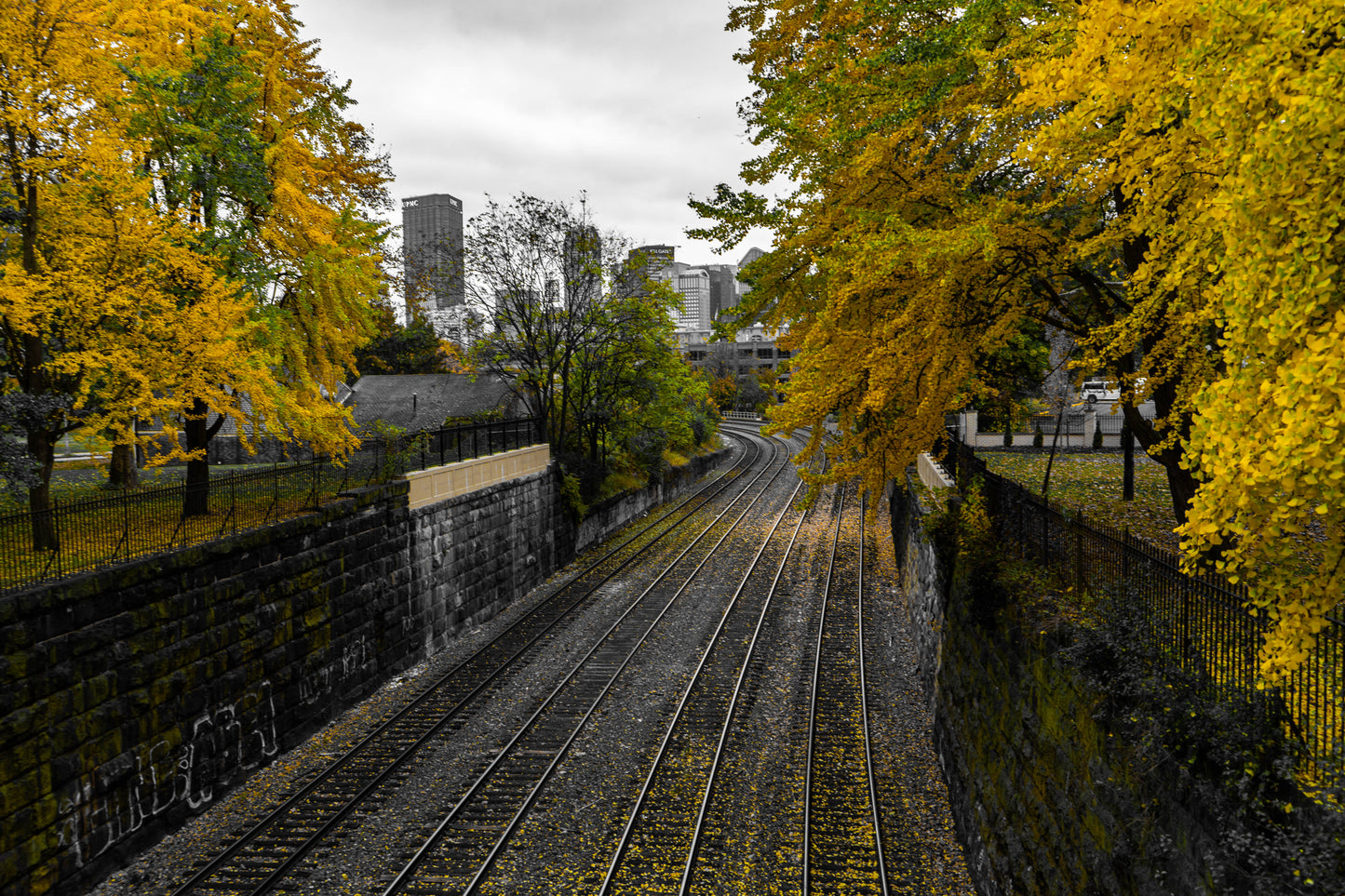 Pittsburgh Fall 2023 - Northside Train Tracks 2